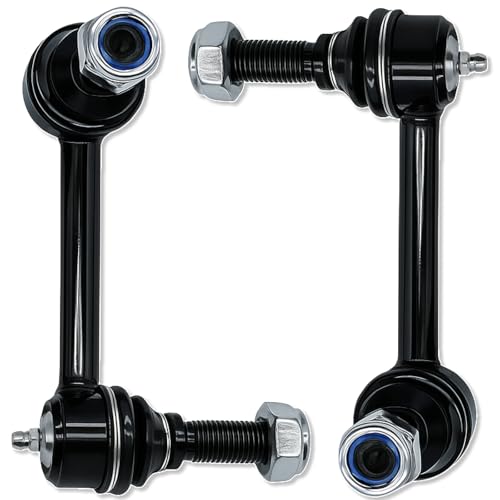 K80824 K80825 2PC Front Stabilizer Sway Bar End Link for Olds 2004 Bravada, for Saab 05 06 07 08 2009 9-7X, for Isuzu Ascender, for Buick Rainier, for Chevy SSR Trailblazer EXT, for GMC Envoy - size: K80824 K80825