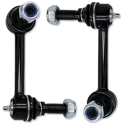 K80824 K80825 2PC Front Stabilizer Sway Bar End Link for Olds 2004 Bravada, for Saab 05 06 07 08 2009 9-7X, for Isuzu Ascender, for Buick Rainier, for Chevy SSR Trailblazer EXT, for GMC Envoy - size: K80824 K80825