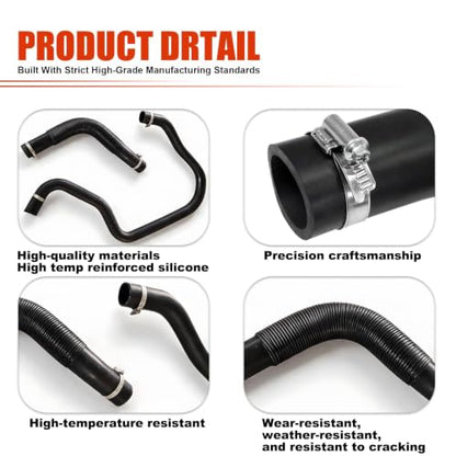 Engine Upper&Lower Radiator Coolant Hose Kit Replace 22827731 22827735