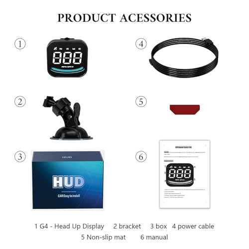 Speedometer for Car, GPS Speedometer MPH Digital Speedometer for Car