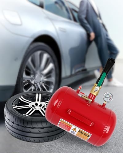 ECCPP 7.5 Gallon Air Tire Bead Seater Blaster Tool - color: Red, size: 7.5 Gallon