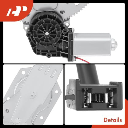 A-Premium Front Driver Side Power Window Regulator with Motor (2-Pin)