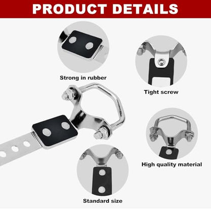 Heavy Duty Exhaust Hanger 2 Pcs Set - size: 6 holes