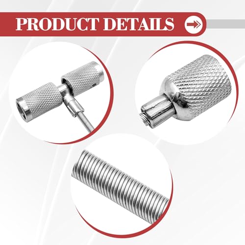 2 PCS Valve Stem Installation Fishing Tool, 3 in 1 Tire Valve Stem Puller & Plug Core Remover, Multifunction Car Tire Repair Tool for Valve Stem Removal and Installation, Auto Accessories
