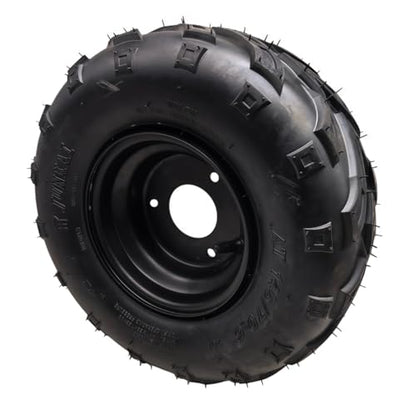 6" Front Wheel Rim Tire Assembly for 50cc 90cc 110cc 125cc ATVs & Go Karts Includes 145/70-6 Tire 78mm Bolt Rim