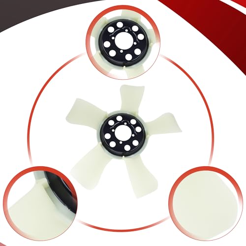 PartsFlow Engine Radiator Cooling Fan Blade For Chrysler Dodge Suv Pickup 5.7L 6.4L 620-057 - color: For Dodge