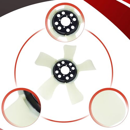 PartsFlow Engine Radiator Cooling Fan Blade For Chrysler Dodge Suv Pickup 5.7L 6.4L 620-057 - color: For Dodge