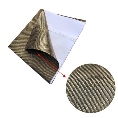Reinforced Exhaust Heat Shield Mat Adhesive Heat Shield Heat Shield Automotive Heat Shield Material with Adhesive Backed Resistant High-Temp （13'' x 52'' ） - size: 12''x52''