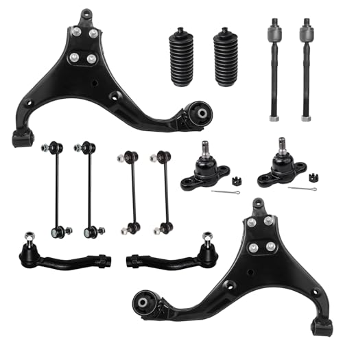 Detroit Axle - 14pc Front End Kit for 2005-2009 Tucson 2005-2010 Sportage - size: 14CS1201854/14PC