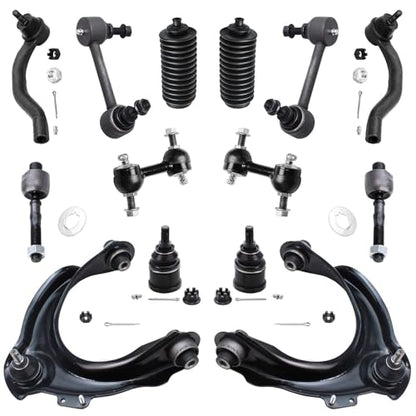 Detroit Axle - 14pc Front End Suspension Kit for 04-08 Acura TSX, 03-07 - size: 14CS1300224/14PC