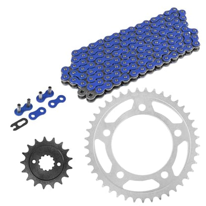 Replacement for Blue Drive Chain and Sprocket Kit for Honda VT750C Shadow Ace 750 1998-2003 Mod-C26C-58839
