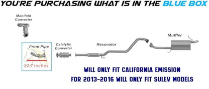 Exhaust Front Flex Pipe Compatible for 2011-2016 Hyundai Elantra 1.8L | Stainless Steel | Northeastern Exhaust | Free Gaskets Included | Direct-Fit Replacement - color: Front Flex Pipe