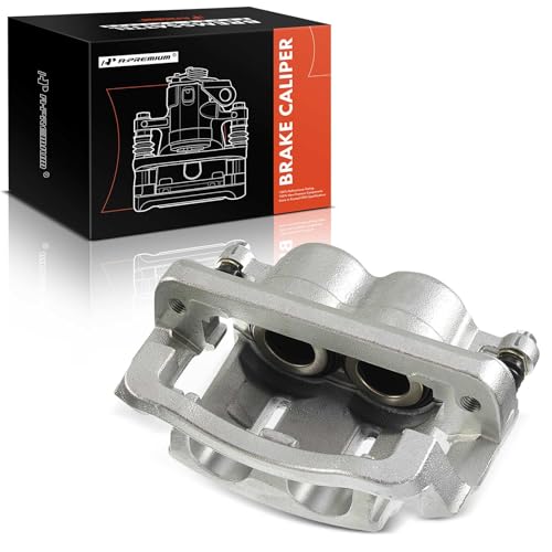 A-Premium Front Right Passenger Disc Brake Caliper with Bracket - style: Front Passenger Side