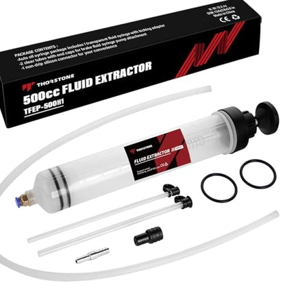Thorstone 500cc Automotive Fluid Extractor Pump for Easy Oil Change - size: 500cc(60cm hose)