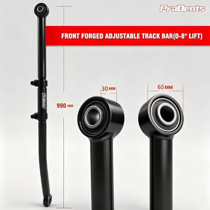 Front Adjustable Track Bar for 2005-2016 Ford F250 F350 4X4 with 0-8" - Enhanced Stability and Alignment Forged Panhard Bar - size: 05F250