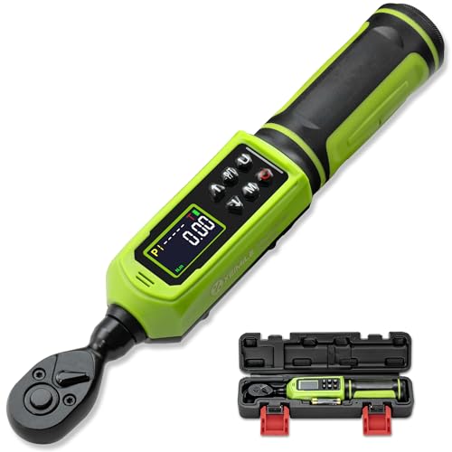 Digital Torque Wrench 1/4" Drive-4-266In.Lb for Bike Motorcycle - size: 1/4" 4-266 In.Lb
