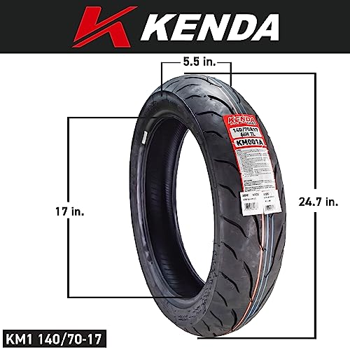 Kenda KM1 140/70R17 Sport Touring Motorcycle Tire 66H (140/70-17) - size: 140/70-17 R