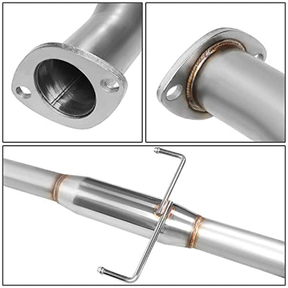 Auto Dynasty 4" Round Tip Catback Exhaust System For 2004-2010 Scion tC