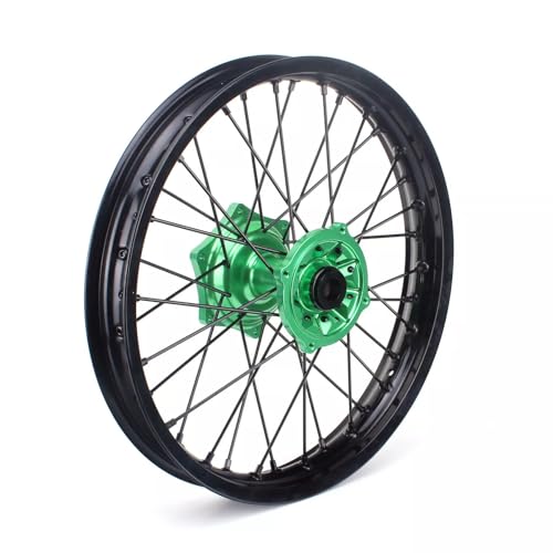 TOFR CNC 18"x2.15" Rear Wheel Rim Set for Kawasaki KX125 KX250 2006-2013 - size: 18" Rear