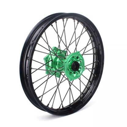 TOFR CNC 18"x2.15" Rear Wheel Rim Set for Kawasaki KX125 KX250 2006-2013 - size: 18" Rear