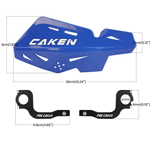 Universal Hand Guards for 7/8" 22mm 1 1/8" 28mm Bar - color: Blue