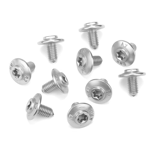 Fairing Bolt Kit, for BMW Motorcycle Body Panel, Windshield & Seat Cowl - size: M5 x 10