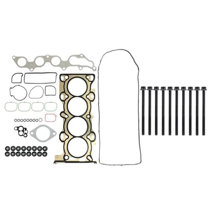 DNJ HGB478 Engine Cylinder Head Gasket Set with Head Bolt Kit, Complete Repair Set for 2006-2013 Mazda 3 5 6 2.0L-2.3L L4 16V DOHC 2000cc