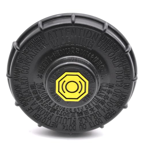 Brake Fluid Cap Fits For Honda, Brake Master Cylinder Tank Fluid Reservoir Cap Fits For Honda Accord Fit EV Hybrid S2000 Civic CR-V Accessories 46662-SLE-J01 46662-SDC-A02 46662-S8A-003
