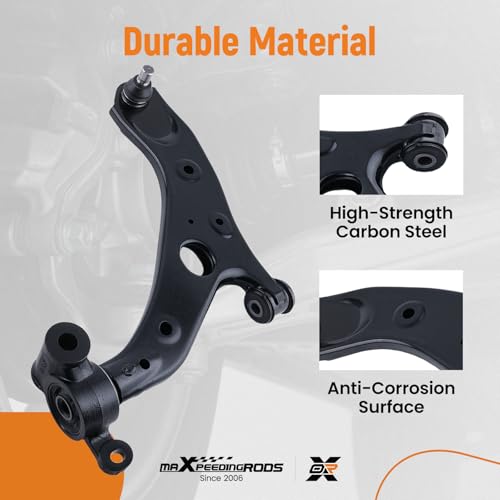maXpeedingrods 4Pcs Front Lower Control Arm Kit for Mazda 6 2014-2019 - size: 4-Pieces