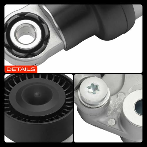 A-Premium Belt Tensioner Assembly with Pulley Compatible with Hyundai, Kia