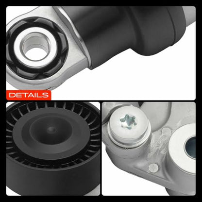 A-Premium Belt Tensioner Assembly with Pulley Compatible with Hyundai, Kia
