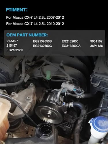 TAUTOY EG2132600A Power Steering Pump with Pulley 2.3L 2.5L