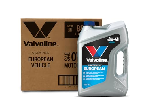 Valvoline European Vehicle Full Synthetic SAE 0W-40 Motor Oil 5 QT, Case of 3 - size: 5 QT, Pack of 3, style: European Vehicle