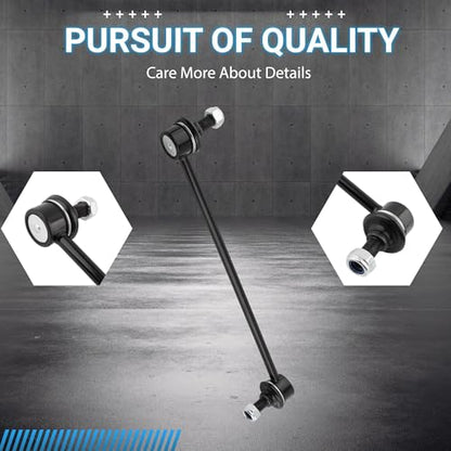 Sway Bar Link Front Compatible With 2006-2013 Acura MDX, 2010-2013 Acura ZDX, 2006-2015 Honda Pilot Stabilizer Sway Bar End Links Kit, K750124 - size: K750124