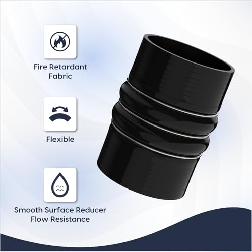 Endure 4"(102mm) Turbo Intercooler Hose, CAC Silicone 4-Ply - Black - color: Black, size: 4Inch-(102mm)