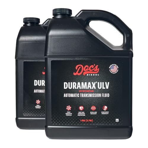 Doc’s Diesel DEXRON ULV High Mileage Full Synthetic Automatic Transmission Fluid, 2-Gallons - color: Dexron ULV, size: 2-Pack