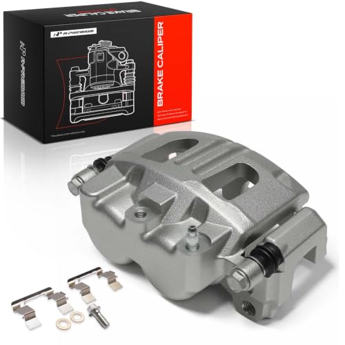A-Premium Front Right Passenger Disc Brake Caliper with Bracket - style: Front Passenger