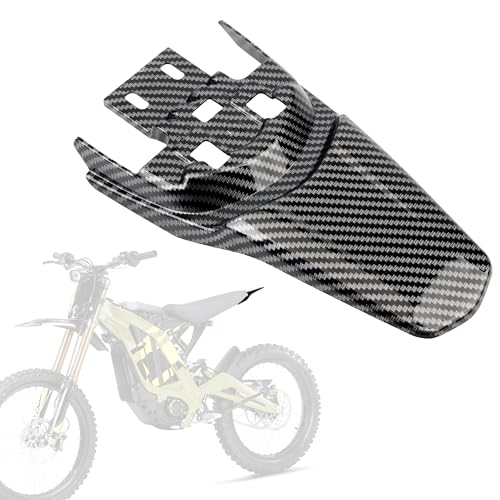 Surron Rear Fender Imitation Carbon Fiber Mud Guard Fender Replacement for Light Bee X/S Segway X160/X260 Electric Dirt Bike - color: Rear Fender, size: Carbon Fiber Print