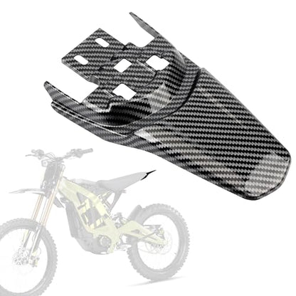 Surron Rear Fender Imitation Carbon Fiber Mud Guard Fender Replacement for Light Bee X/S Segway X160/X260 Electric Dirt Bike - color: Rear Fender, size: Carbon Fiber Print