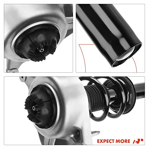 A-Premium Front Complete Strut Assemblies with Coil Springs, Set of 2