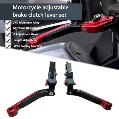 Brake Clutch Levers Replacement for R1250GS R1200GS 2019-2022 - color: Red