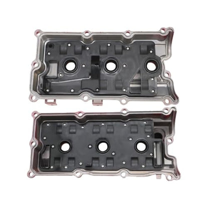 Aluminum Valve Cover Compatible with Pathfinder Frontier NV 4.0L 2005-2019 - color: Red