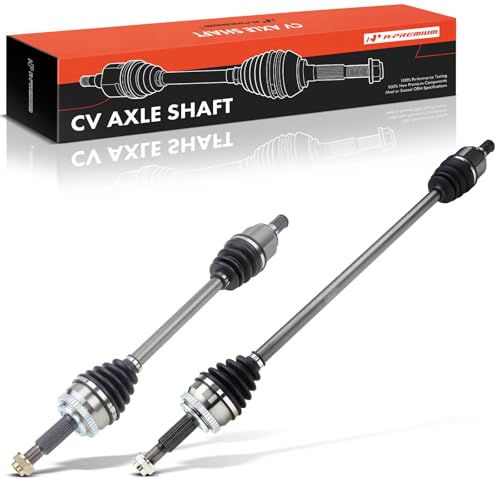 A-Premium Set of 2 Front CV Axle Shaft Assembly - style: Front Driver and Passenger Side