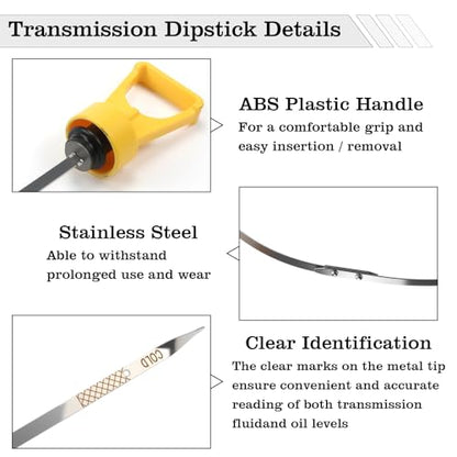 5L3Z-7A020-B Transmission Fluid Level Indicator Dipstick, Compatible with Ford F150 2005-2008 Lincoln Mark LT 2006-2008 5.4L 3V V8 4R70W - size: 5L3Z-7A020-B