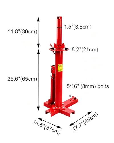 4" to 21" Manual Tire Changer Portable Hand Bead Breaker Mounting Tool Manual Steel Tire Changing Tool for Home Garage Small Auto Shop