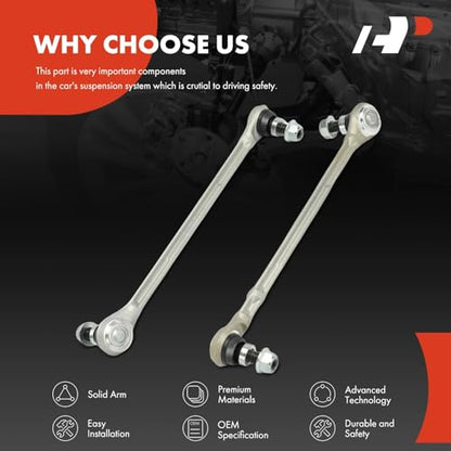 A-Premium Front Sway Bar Link Stabilizer Bar Link - Smooth Driving