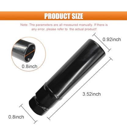 Large 6 Spline Tuner Lug Nut Key, Car Wheel Lock Removal Tool - size: Large 6 Spline