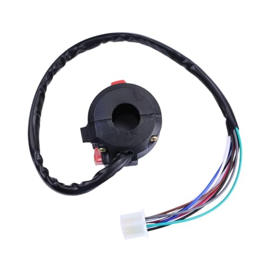 PRO BAT Left Kill Start Button Light Switch Housing 7/8'' 22mm - style: 50cc Switch with Female Plugs