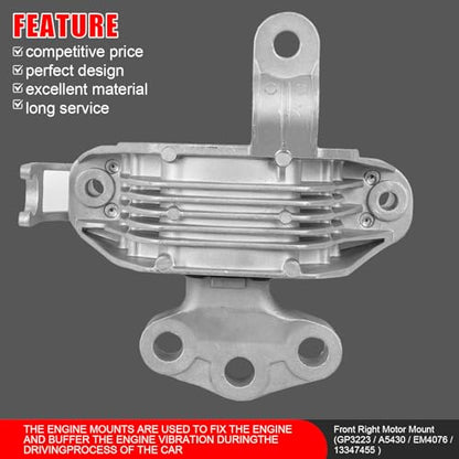 4Pcs Engine Motor Mounts Set Fit for Chevrolet Cruze 2011-2016 - size: 2011-2015 for Chevrolet Cruze 1.8L AUTO