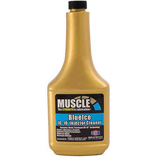 BlueIce IC-10 Injector Cleaner, Fuel Additive, Cleans Injectors Carburetors and Valves